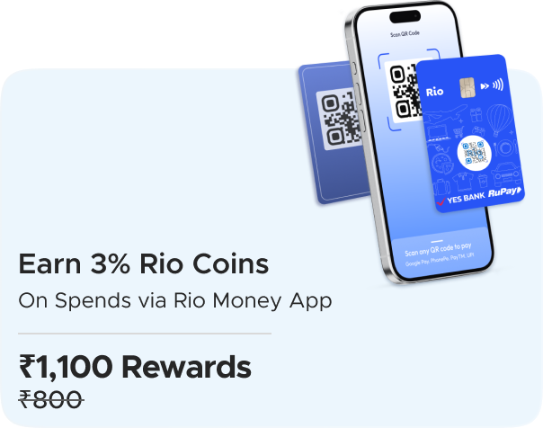 Earn Flat Rs 1100 CashKaro Rewards on Rio Rupay Credit Card Activation